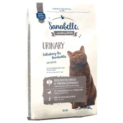 غذای خشک گربه سانابل Sanabelle مدل یورینری Urinary وزن 2 کیلوگرم